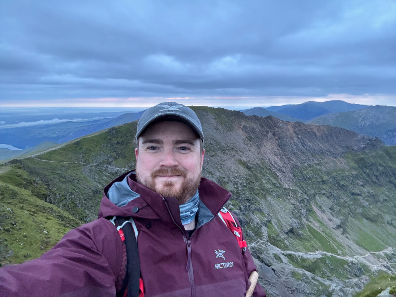 UK Three Peaks challenge participant